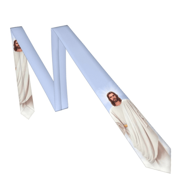 Religious Jesus Print Necktie