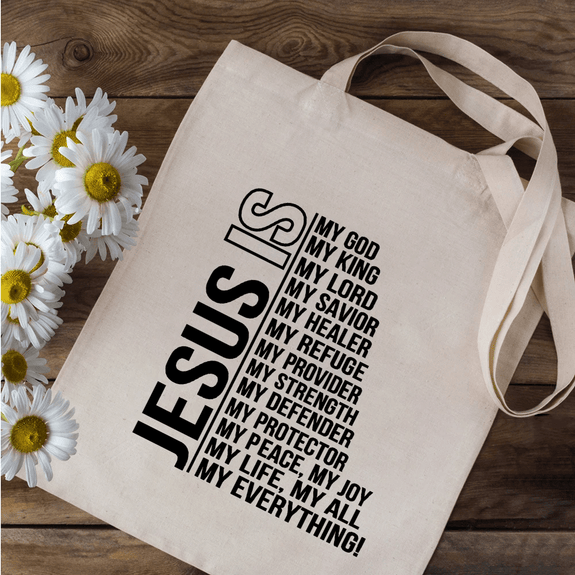 Religious Quotes and Sayings Canvas Tote Bag
