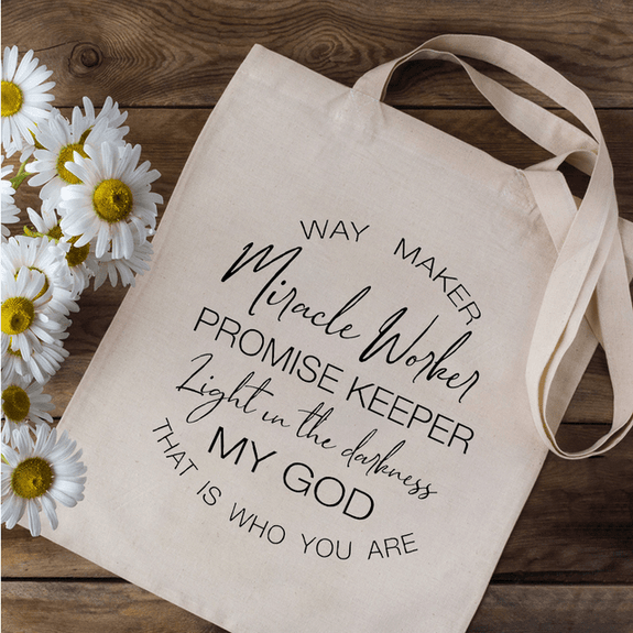 Religious Quotes and Sayings Canvas Tote Bag