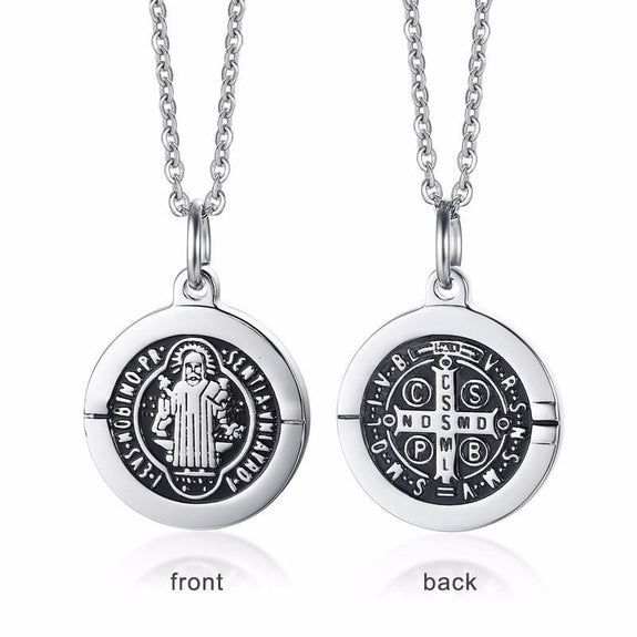 Necklace  St Benedict Medal