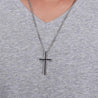 cross necklace stainless steel