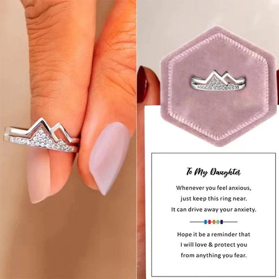'Faith Moves Mountains' Christian Ring Gift for Your Daughter