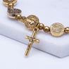 cross benedictine bracelet