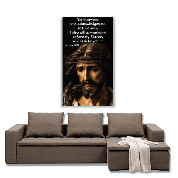 bible verse canvas painting