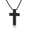 black-mens cross-rope-necklace