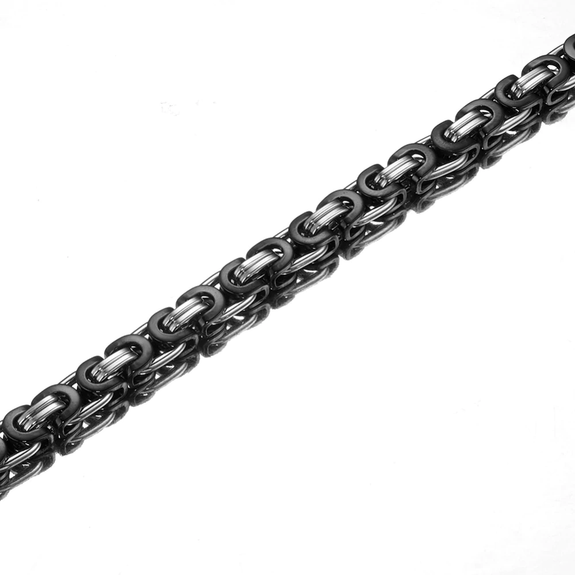 black chain cross jesus necklace
