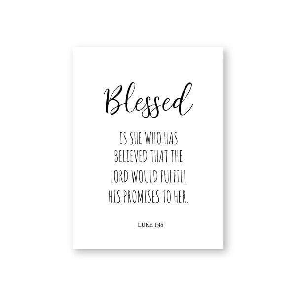 blessed-is-she-who-has-believed wall art