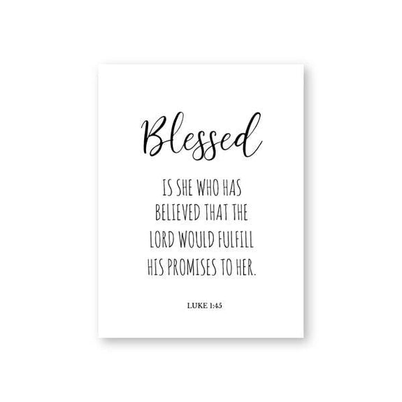 blessed-is-she-who-has-believed wall art