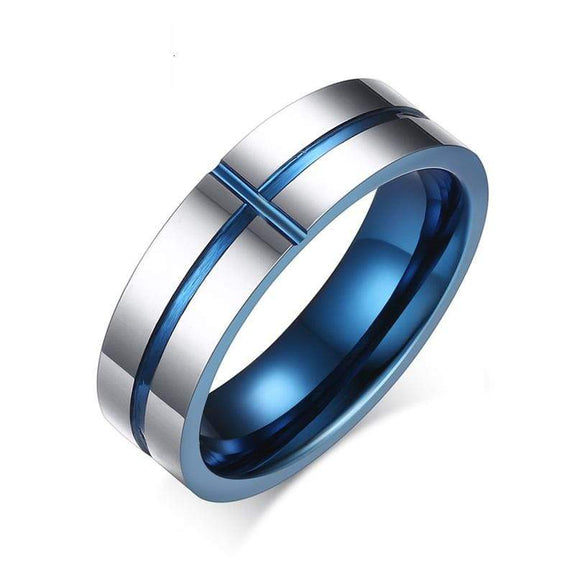 Blue Cross Ring