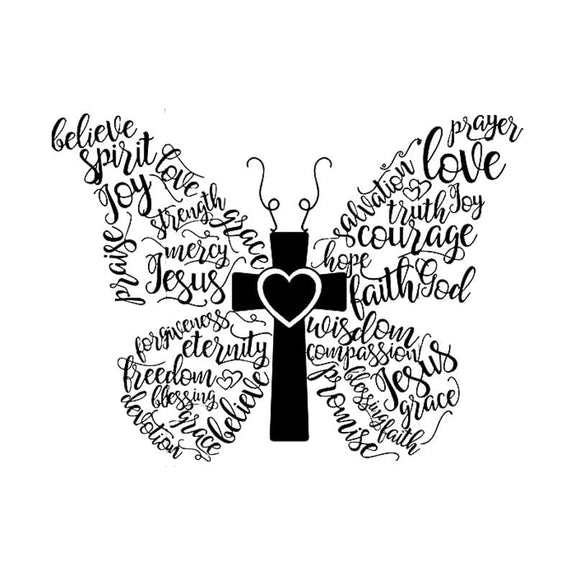 butterfly cross christian
