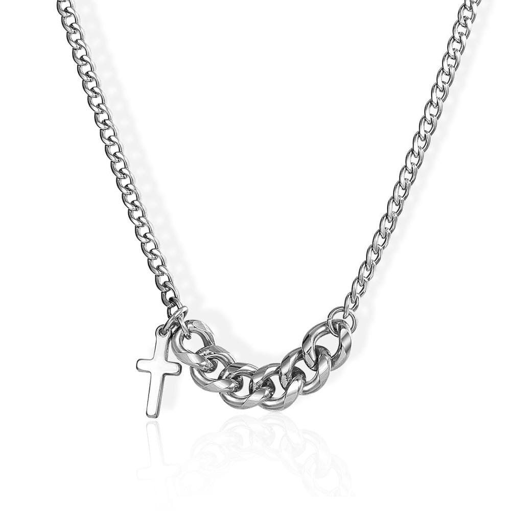 Choker Chain Cross Necklace