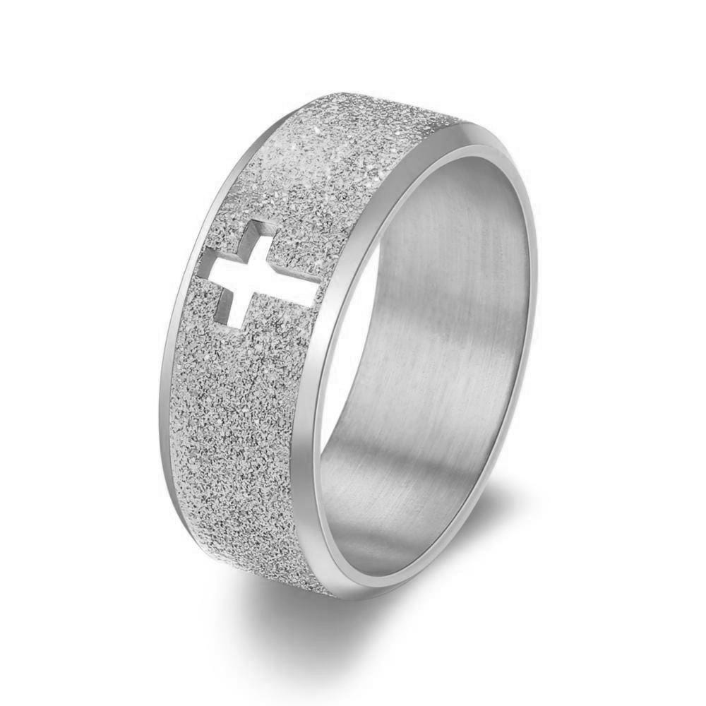christian ring for women silver