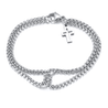 Men's Cross Bracelet Chain