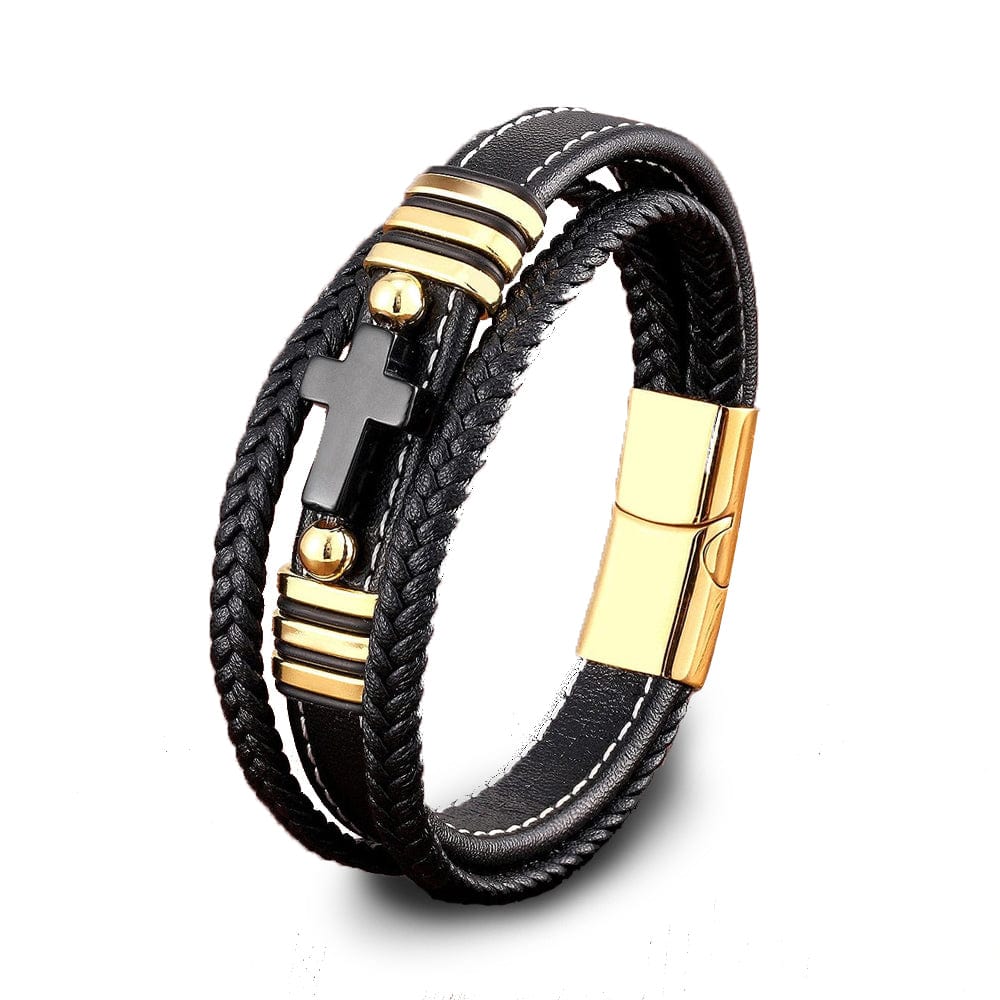 cross-multi-layer-bracelet-gold