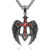 cross wings necklace