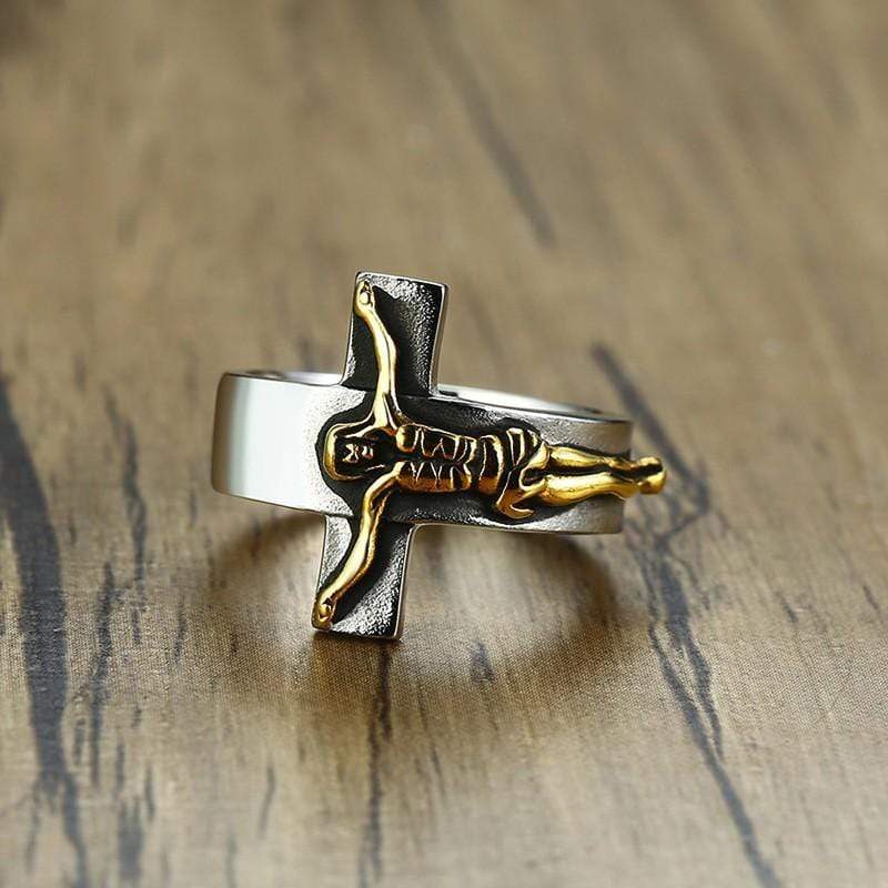 1pcs Belief Jesus Cross Rings for Women Men Accessories Opening Adjustable  Stainless Steel Ring Couple Jewelry Anillos Gift | SHEIN USA