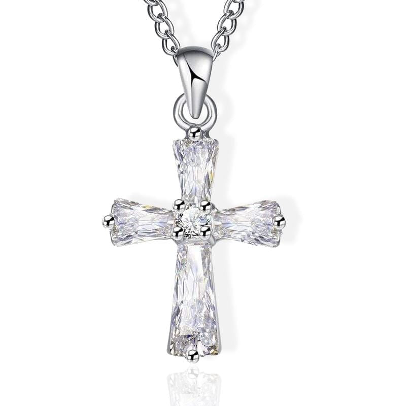 関送込 OHTNYC CRYSTAL CROSS NECKLACE Crystal Cross Necklace | Lord's Guidance