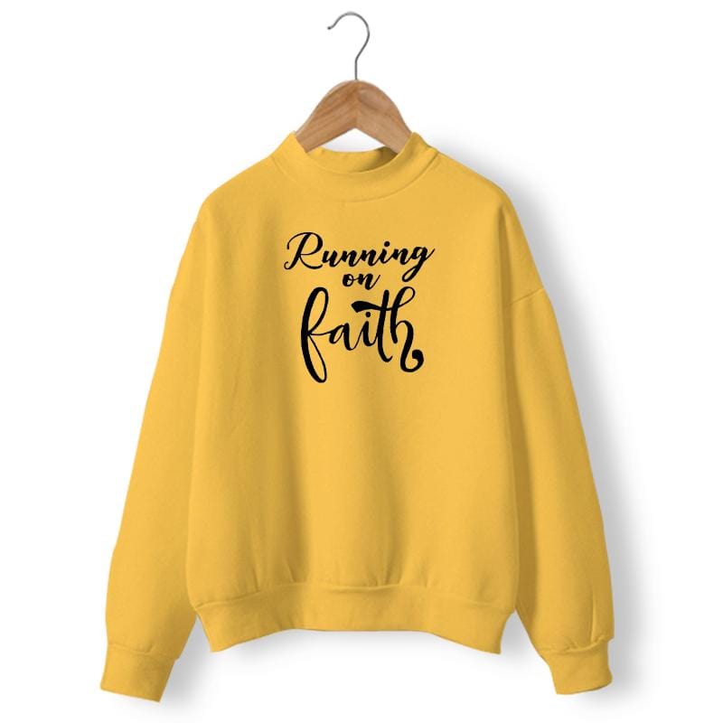 running on faith sweat-yellow