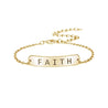 faith bracelet gold