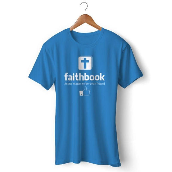Faithbook Shirt blue sky