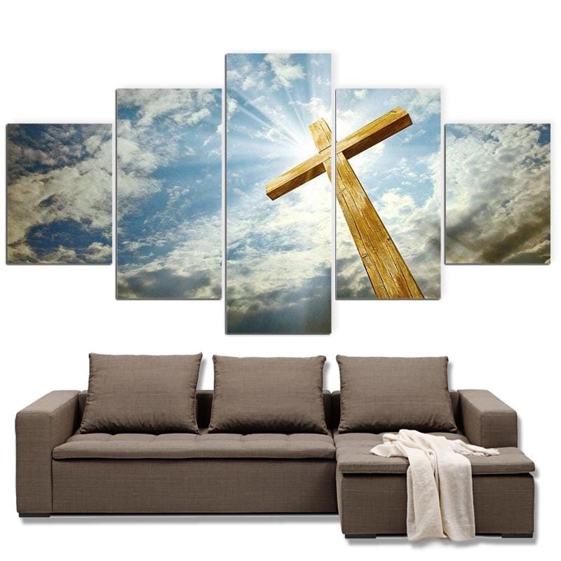 Framed Jesus Cross Wall Art | Lord's Guidance