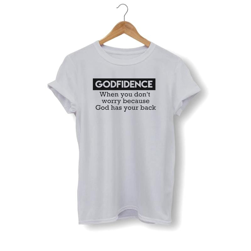 godfidence-t-shirt gray