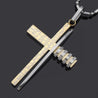 Fashion Cross Necklace gold silver