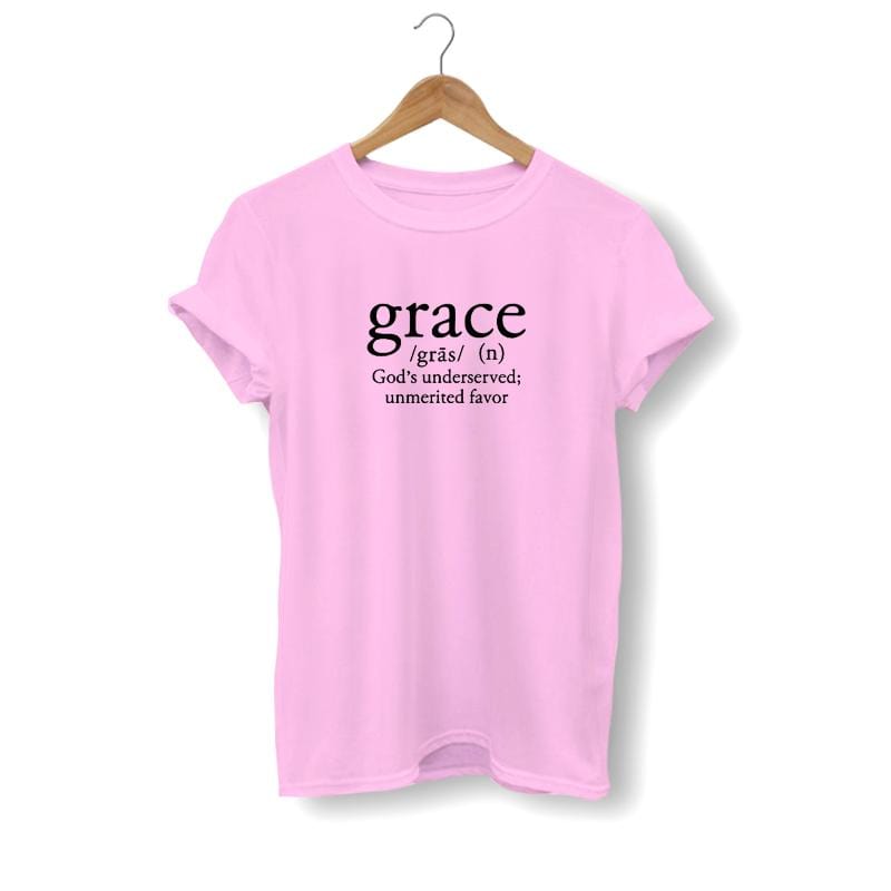 grace tee shirt-pink
