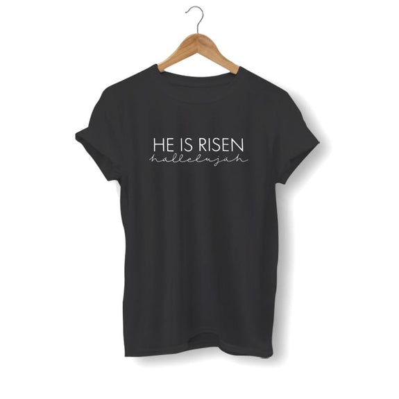 he-is-risen-womens-shirt-black
