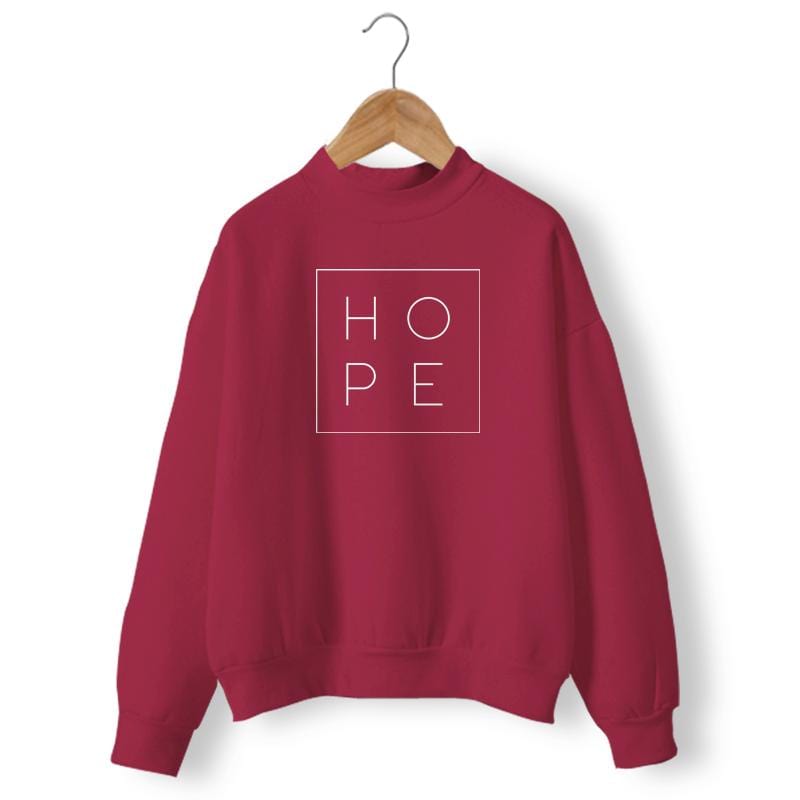 hope-sweatshirt red
