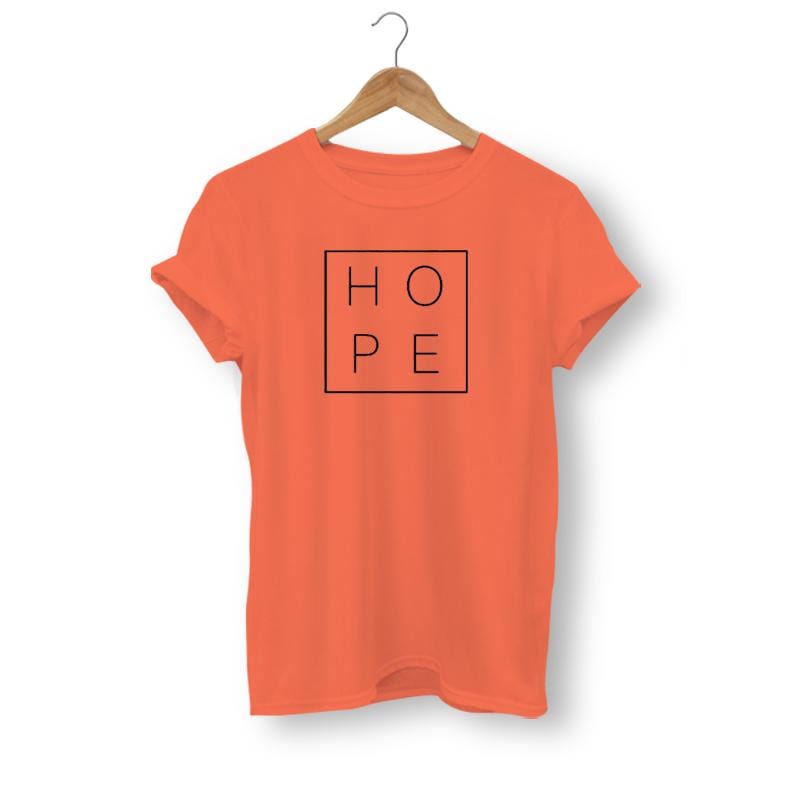 hope-t-shirt orange