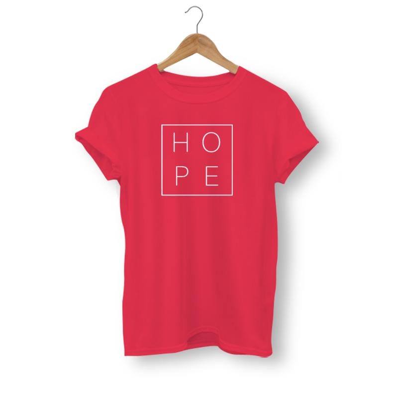 hope-t-shirt girl