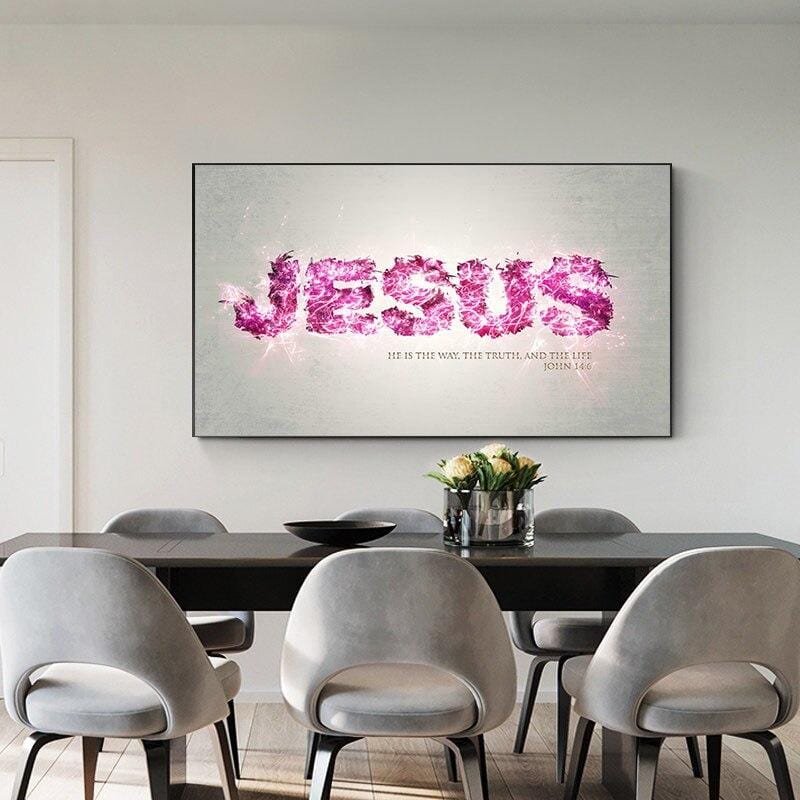 Bible Verse Wall Art I Am The Way The Truth And The Life