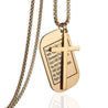 Isaiah 41:10 Necklace gold