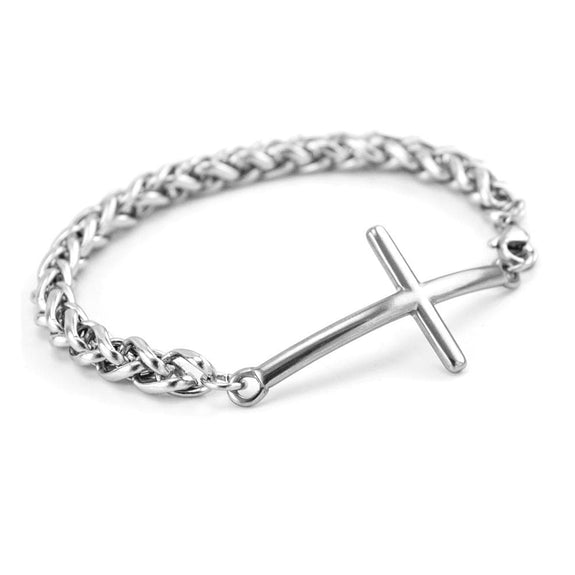 Latin Jesus Cross Bracelet