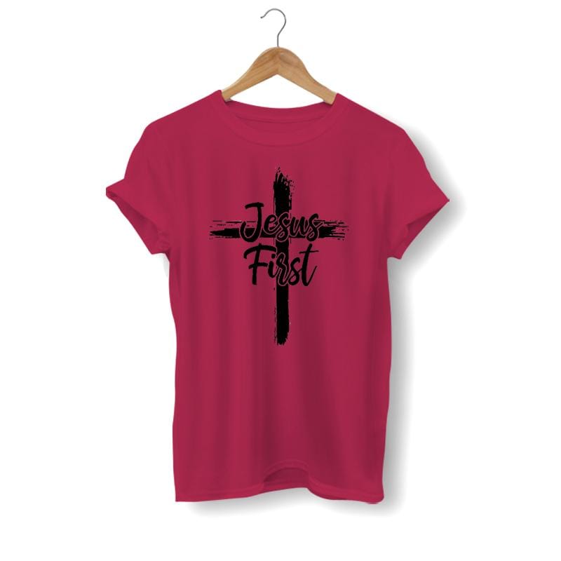 jesus-first-shirt-burgundy