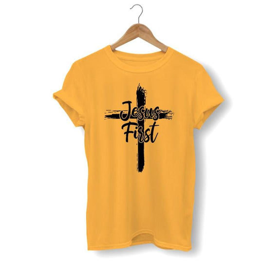 jesus-first-shirt-yellow