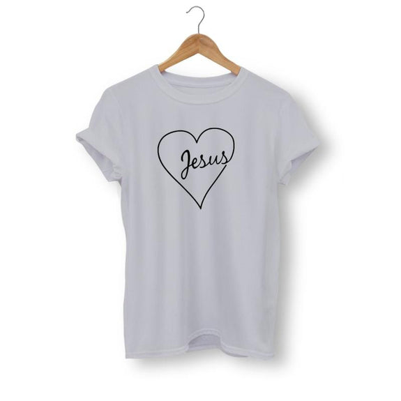 christian jesus-heart-shirt