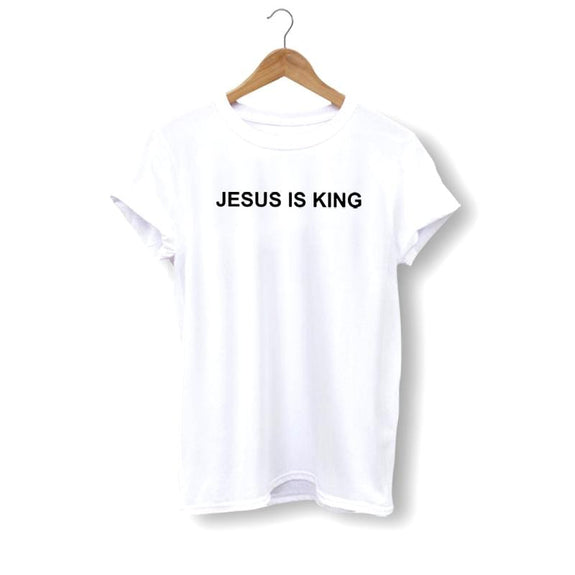 jesus is king shirt white