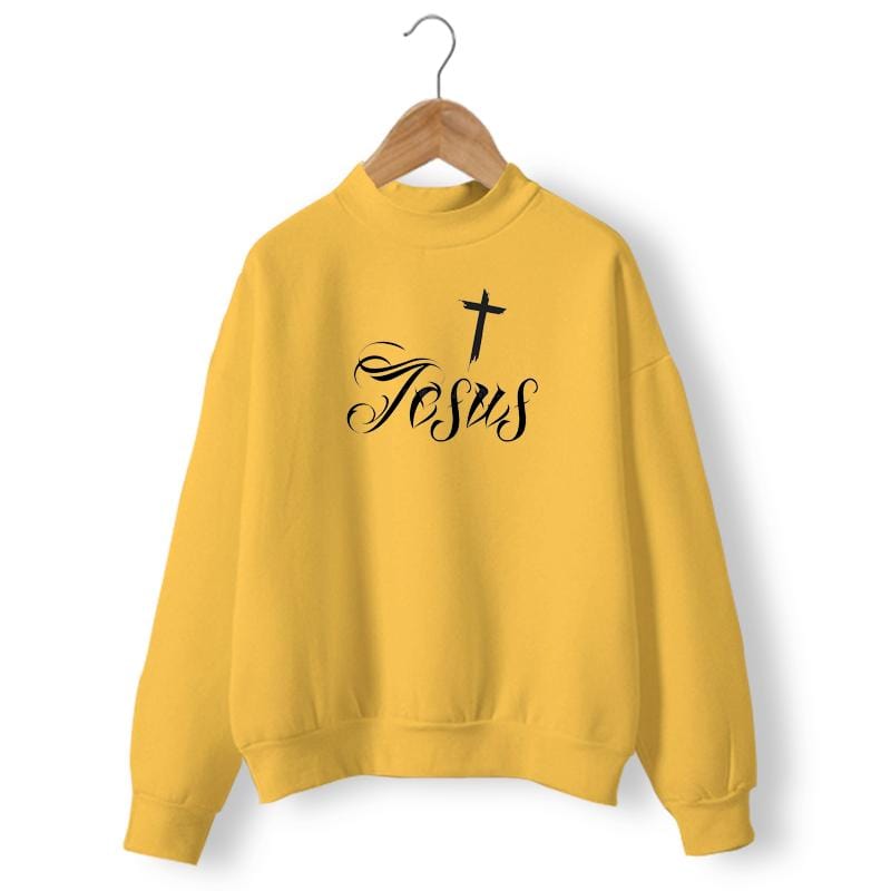 jesus and cross sweatshirt