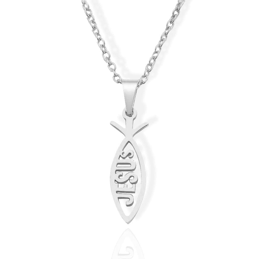 Jesus Fish Necklace Lord s Guidance Jesus fish necklace lord s guidance