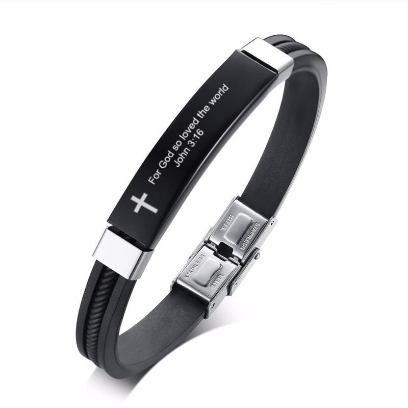 John 3:16 Silicone Bracelet | Lord's Guidance