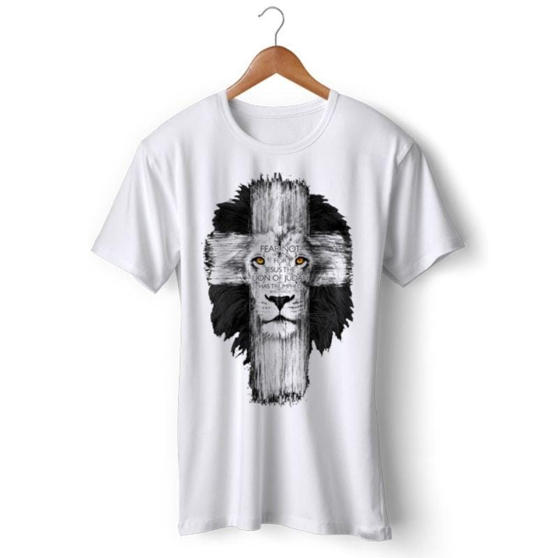 レディースファッション Chirstian Cross Lion Judah Jesus God Faith T-Shirt Amazon.com: Lion Cross Shirt Lion of Judah Jesus Christian