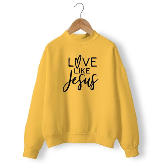 love-like-jesus-sweatshirt-yellow