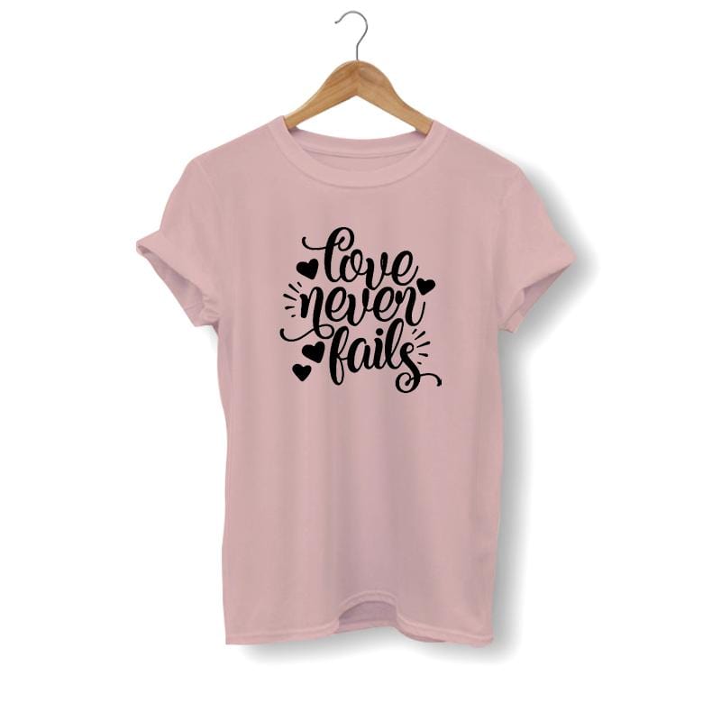 love-never-fails-shirt-peach