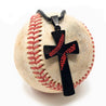 Baseball Necklace Cross I Can Do All Things Through Christ