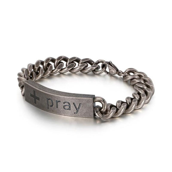 pray-bracelet-light silver