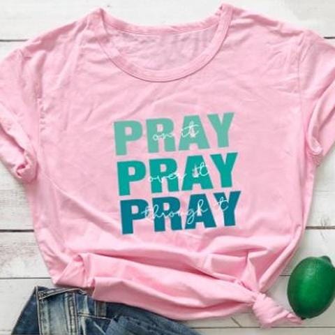 pray on it tee shirt
