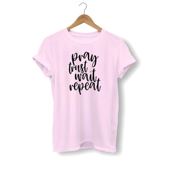 pray-trust-wait-repeat-shirt-pink
