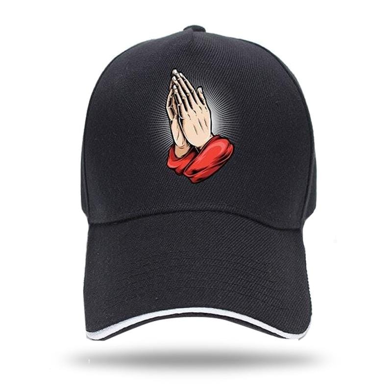 prayer-hands-cap-black